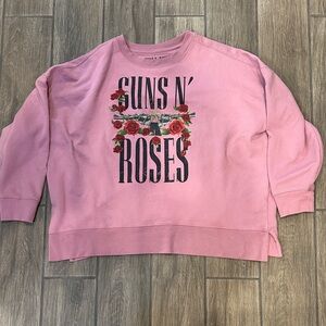 Guns N Roses Pink Graphic Sweatshirt Size XXL